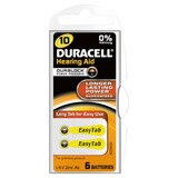 Duracell EasyTab 10 hearing aid battery - 6 pack
